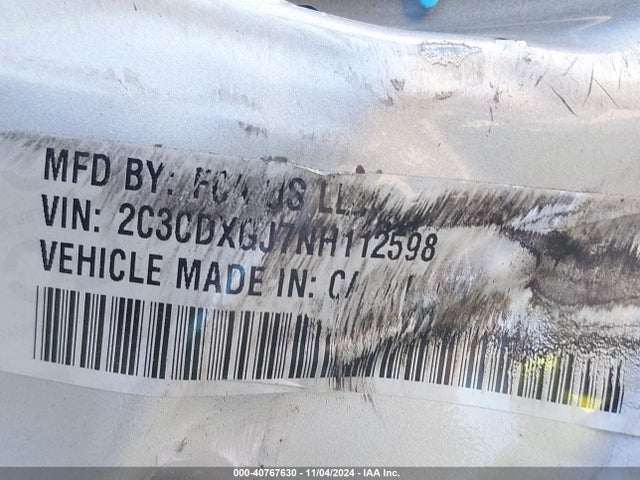 2C3CDXGJ7NH112598 Dodge Charger Scat Pack Widebody