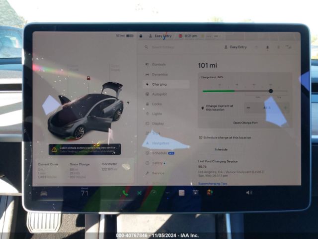5YJ3E1EAXJF044208 Tesla Model 3 Long Range/mid Range