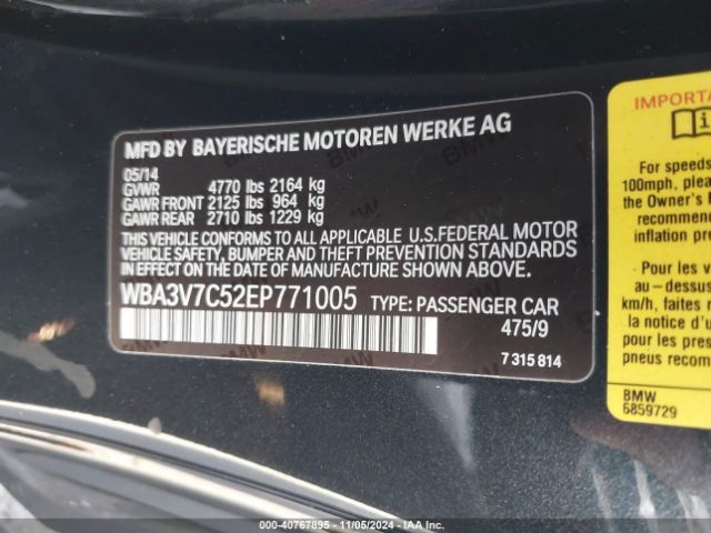 WBA3V7C52EP771005 BMW 428i