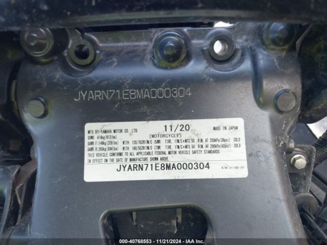 2021 YAMAHA MT09 JYARN71E8MA000304 Photo 9