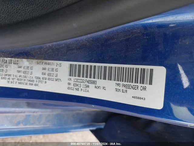 1C3CCCDG1FN656883 Chrysler 200 S