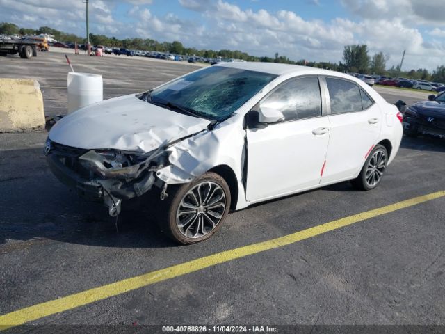 2T1BURHE8GC622993 Toyota Corolla S Plus