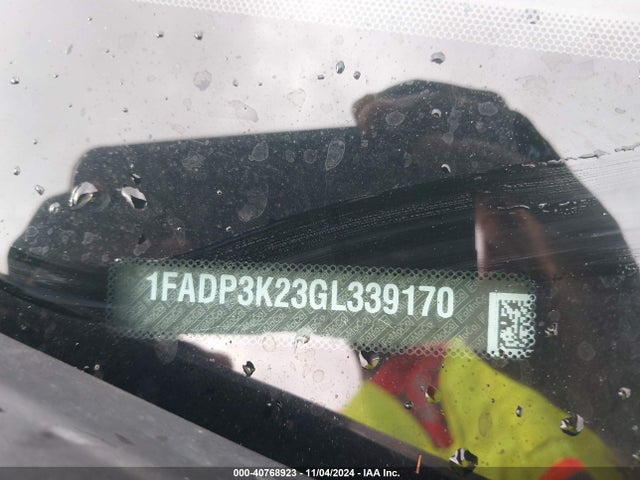 Ford FOCUS SE 2016 1FADP3K23GL339170 Image 9