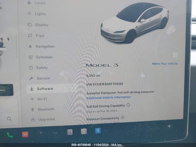 Tesla Model 3 Rear-wheel Drive 2024 5YJ3E1EA6RF756128 Image 14