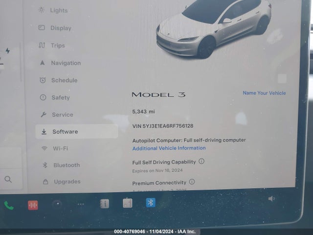 2024 TESLA MODEL 3 5YJ3E1EA6RF756128 Photo 6
