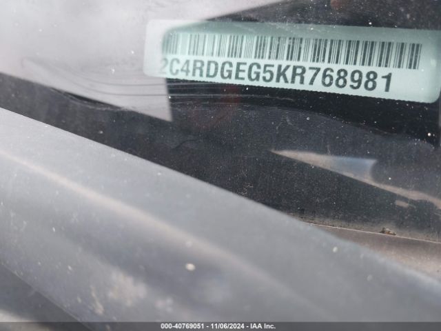 2C4RDGEG5KR768981 Dodge Grand Caravan Gt