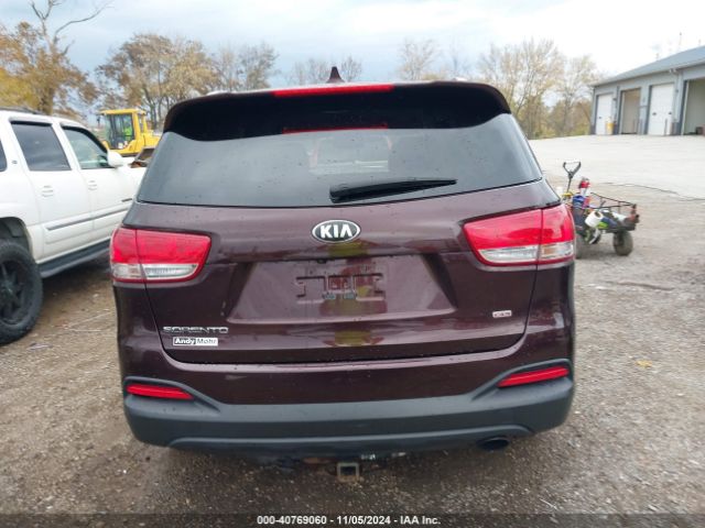 5XYPG4A35GG020517 KIA Sorento 2.4l Lx