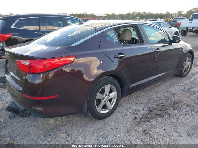 KIA Optima Lx 2014 5XXGM4A79EG317190 Image 4