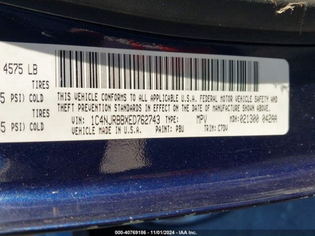 1C4NJRBBXED762743 Jeep Patriot Sport