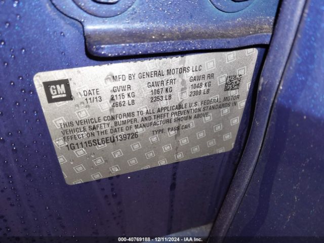 1G1115SL6EU139726 Chevrolet IMPALA 1LT