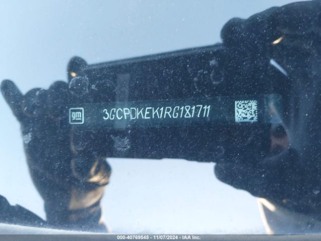 3GCPDKEK1RG181711 Chevrolet Silverado 1500 4wd  Short Bed Lt With 2fl