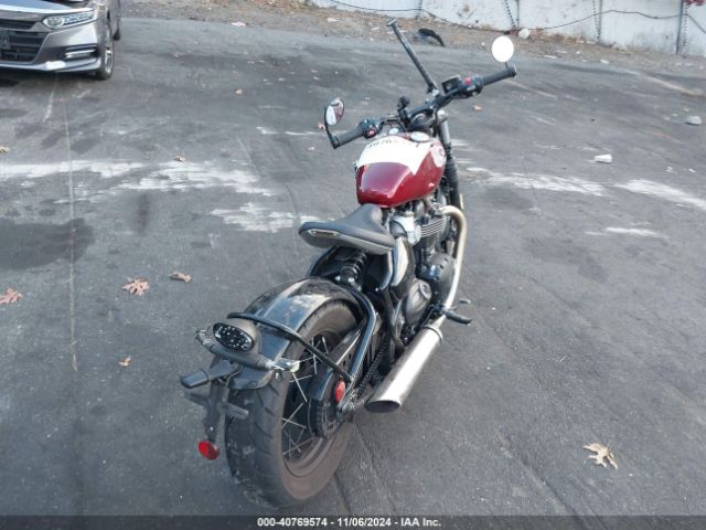 2022 TRIUMPH MOTORCYCLE BONNEVILLE SMTD53HL9NTBB4815 Photo 3