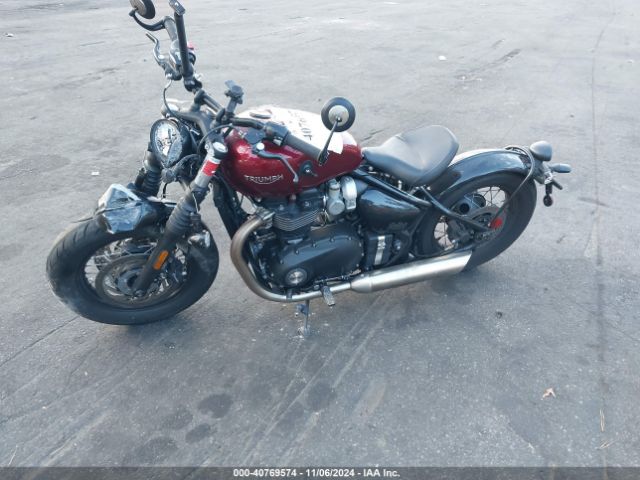 2022 TRIUMPH MOTORCYCLE BONNEVILLE SMTD53HL9NTBB4815 Photo 8