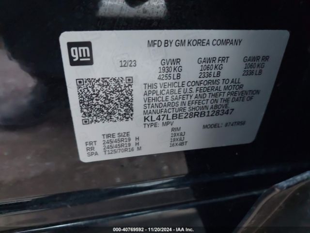 KL47LBE28RB128347 Buick Envista Sport Touring Fwd