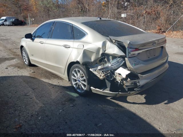 3FA6P0PU1HR129770 Ford Fusion Energi Se Luxury