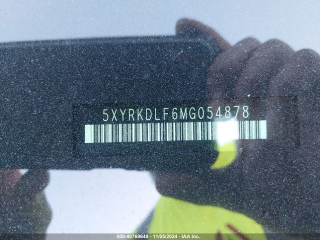 5XYRKDLF6MG054878 KIA SORENTO SX