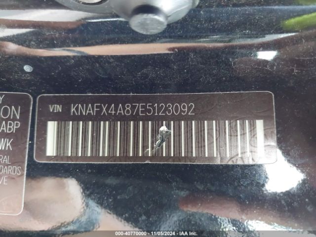 KNAFX4A87E5123092 KIA FORTE EX
