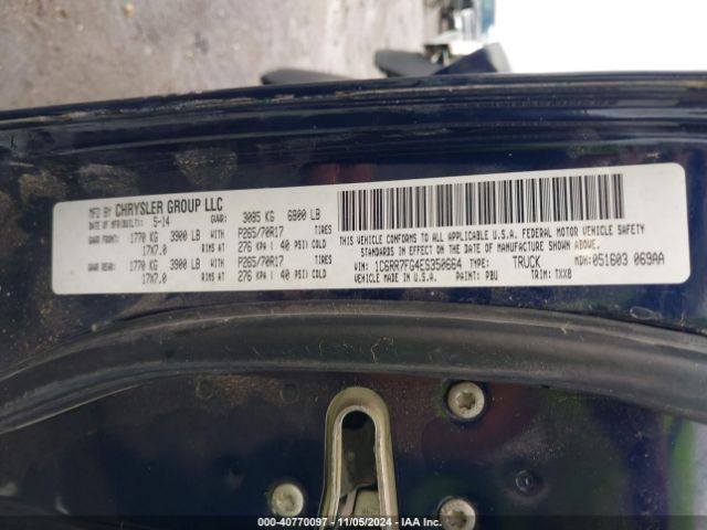 1C6RR7FG4ES350664 RAM 1500 Tradesman