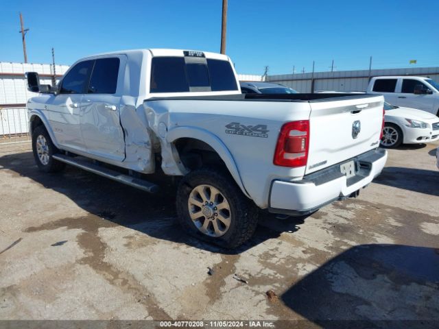 3C6UR5NL0KG652887 RAM 2500 Laramie  4x4 6'4 Box