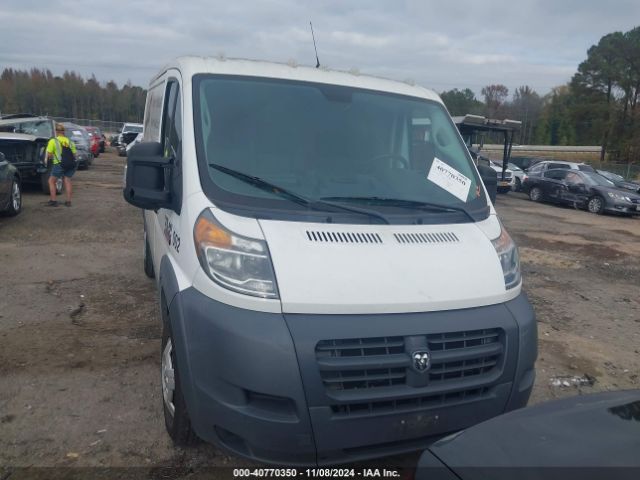3C6TRVAGXJE155795 RAM Promaster 1500 Low Roof 136 Wb