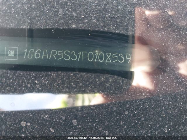 1G6AR5S31F0108539 Cadillac CTS LUXURY