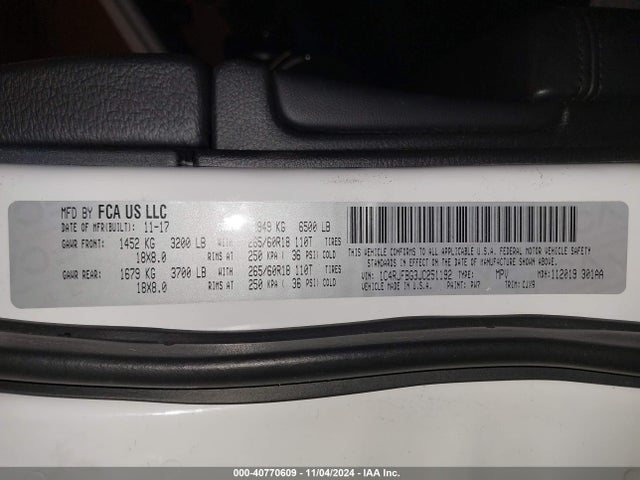 1C4RJFBG3JC251192 Jeep Grand Cherokee Limited 4x4