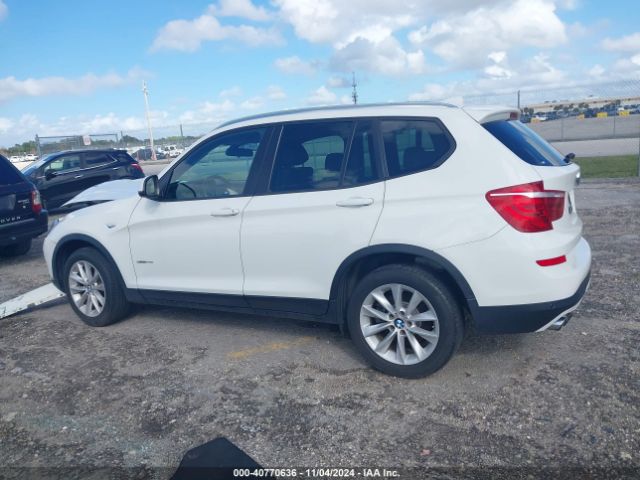 5UXWZ7C51F0M83313 BMW X3 Sdrive28i