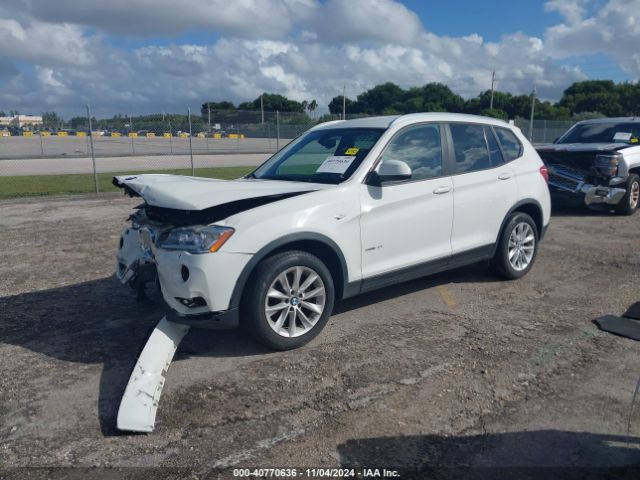 5UXWZ7C51F0M83313 BMW X3 Sdrive28i