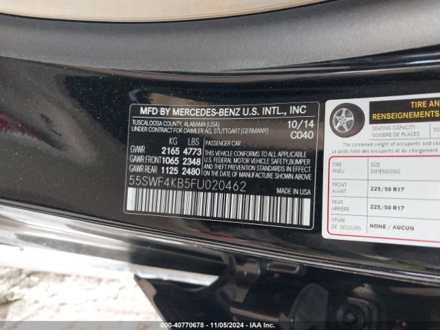 55SWF4KB5FU020462 Mercedes-Benz C 300 4matic/luxury 4matic/sport 4matic