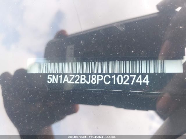 5N1AZ2BJ8PC102744 Nissan Murano Sv Fwd