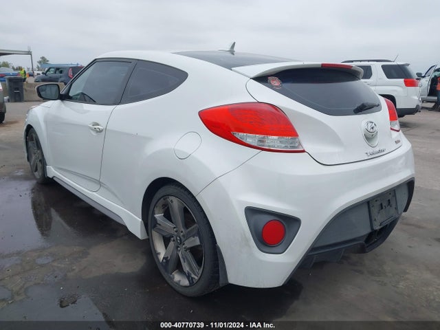 Hyundai Veloster Turbo W/black 2014 KMHTC6AEXEU201904 Image 3