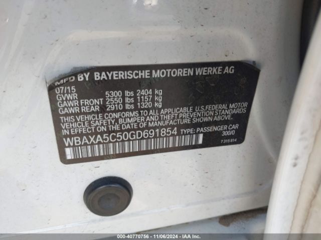 WBAXA5C50GD691854 BMW 535d