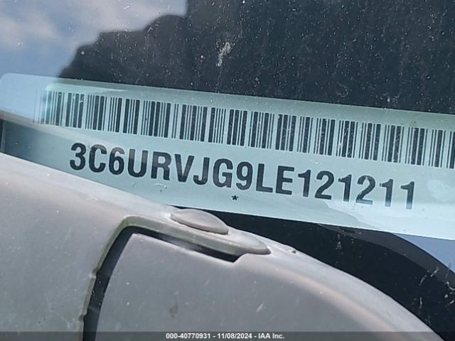 3C6URVJG9LE121211 RAM Promaster 3500 Cargo Van High Roof 159 Wb Ext