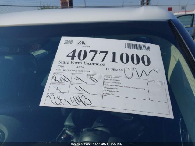 WMWLN9C51G2E16244 Mini Clubman Cooper S
