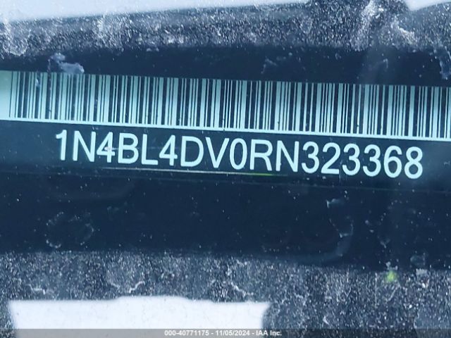 1N4BL4DV0RN323368 Nissan Altima Sv Fwd