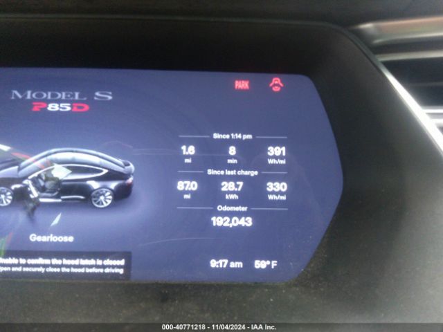 5YJSA1H21EFP63557 Tesla Model S P85d