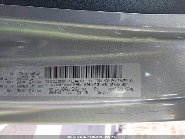 1C4HJXDN7LW156973 Jeep Wrangler Unlimited Sport S 4x4