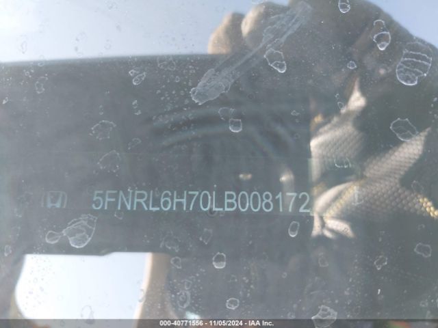 5FNRL6H70LB008172 Honda Odyssey Ex-l/ex-l W/navi   Res