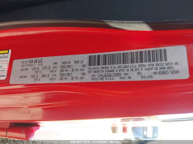 1C4HJWDG6GL232850 Jeep Wrangler Unlimited Sport