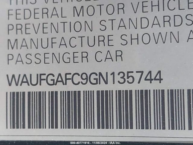 WAUFGAFC9GN135744 Audi A6 3.0t Premium Plus