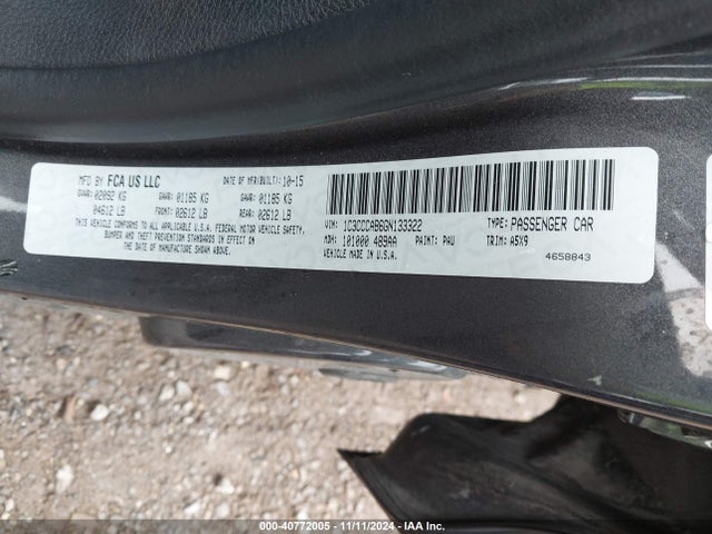 Chrysler 200 Limited 2016 1C3CCCAB6GN133322 Image 9