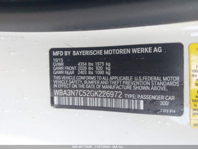 WBA3N7C52GK226972 BMW 428i