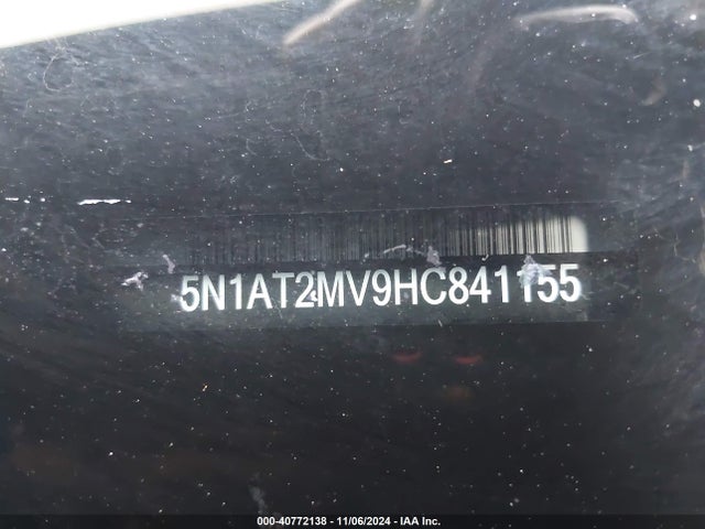 Nissan Rogue Sl 2017 5N1AT2MV9HC841155 Image 17
