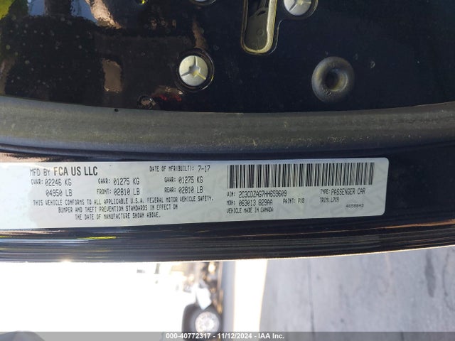 Dodge Challenger Sxt 2017 2C3CDZAG7HH659609 Image 9