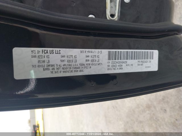 2C3CDXHG2KH604230 Dodge Charger Gt Rwd
