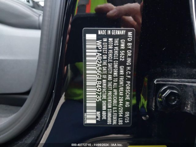 WP1AB2A56GLB49735 Porsche MACAN S