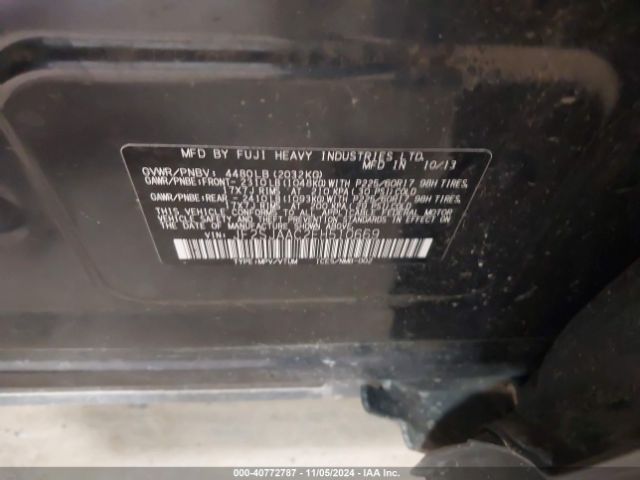 JF2SJAAC2EH510669 Subaru Forester 2.5i