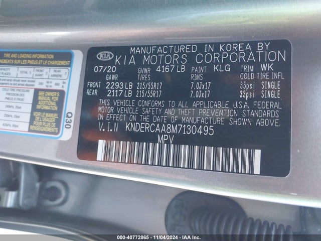 KIA SELTOS EX 2021 KNDERCAA8M7130495 Image 9