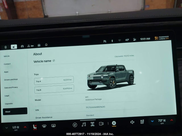 Rivian R1t Adventure 2022 7FCTGAAA6NN016245 Image 7