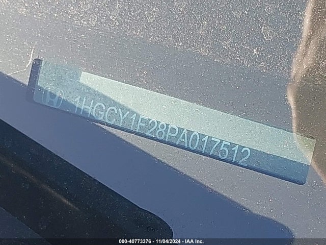 Honda ACCORD LX 2023 1HGCY1F28PA017512 Image 9